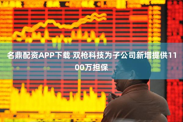 名鼎配资APP下载 双枪科技为子公司新增提供1100万担保