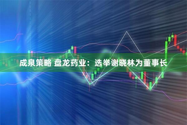 成泉策略 盘龙药业：选举谢晓林为董事长